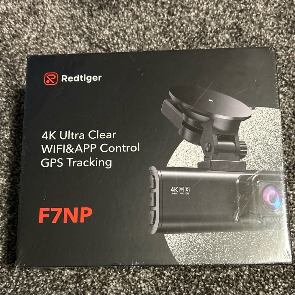 REDTIGER F7NP Dash Camera 4K Front and Rear Dash Cam Built-In WiFi & GPS